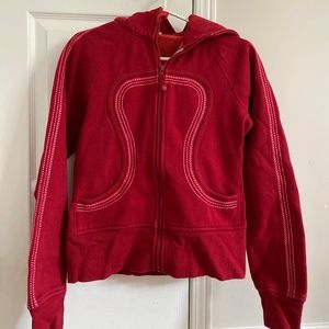 Red Lululemon Hoodie